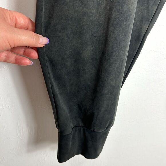 Bagatelle Collection Nylon High Rise Jogger Pants In Graphite Size XL - Picture 5 of 12